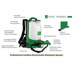 Victory Innovations VP300ES Professional Electrostatic Backpack Sprayer 