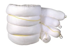 AABACO 5″ X 10′ Oil Only Boom Netted with Snaps, Rings and Rope 4 pack – 32 GAL