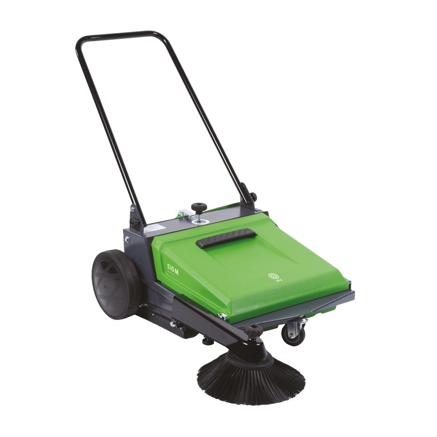 IPC Eagle 510M Manual Walk Behind Sweeper – 7 Gallon – 27″ Wide Cleaning Path