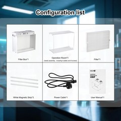 HEPA H12 Filtration Laminar Flow Hood with HEPA Filter,FFU, Fan Filter Flow H…