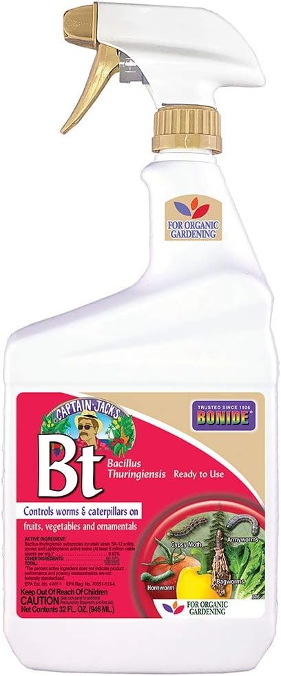 Bonide 8066 Captain Jack’s Bacillus Thuringiensis BT Organic Worm & Caterpillar