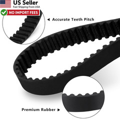 6PCS Soft Front Brush Belt 153-3GT-8 For Shark AZ1002 AZ1000 AX950 AX951 Vacuum