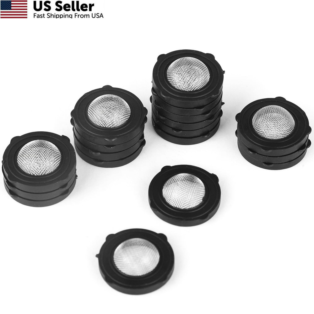 20 Pcs Hose Filter Washers, Garden Gasket 0.75 inches, Black