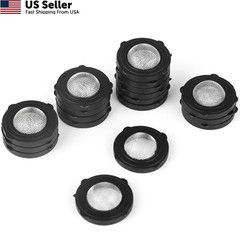 20 Pcs Hose Filter Washers, Garden Gasket 0.75 inches, Black