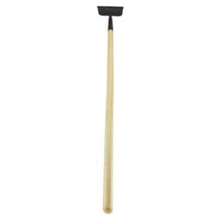 PRO SOURCE Sidewalk/Ice Scraper: 48″ Wood Handle, 7″ Wide x 4″ High Steel Blade