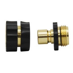 Twinkle Star 3/4 Inch Garden Hose Fitting Quick Connector 4 Sets, multi-color