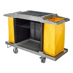 Janitor Cart – High Capacity – Grey