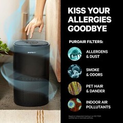 PuroAir 240 HEPA Air Purifiers for Home Large Rooms – Covers Up To 1,000 Sq F…