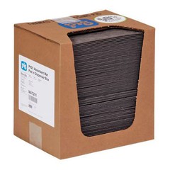 Pig Sorbent Pad, 10 gal, 10 in x 13 in, , Gray, Polypropylene MAT251 Pig MAT251