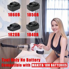 Hilipe Cordless Vacuum Cleaner For Makita 18V Battery Handheld Vacuum Easyclean