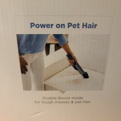 Shark WANDVAC POWER PET Cordless Handheld Vacuum, Lightweight, Crevice Tool