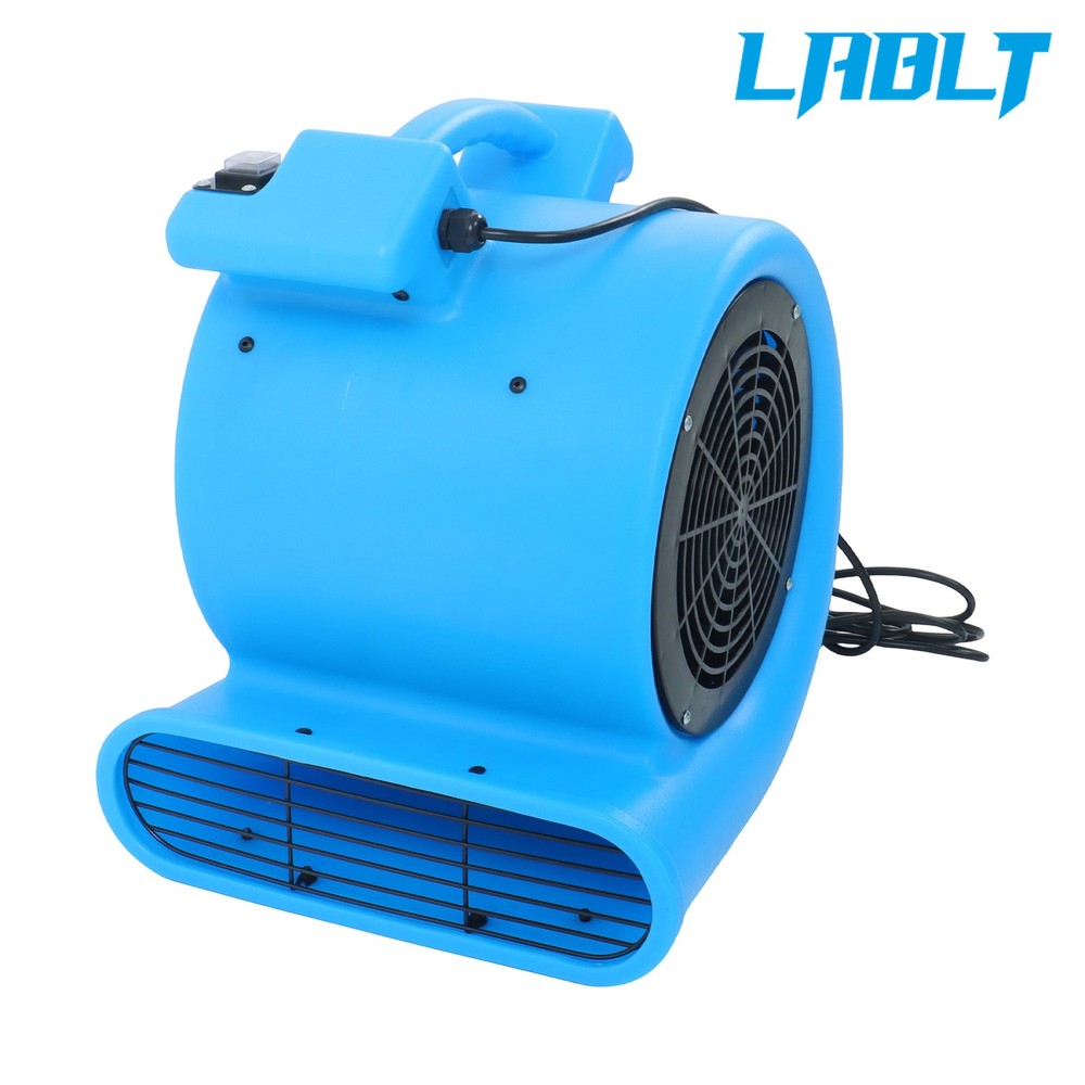 LABLT Carpet Dryer Fan 1/2 HP 2200 CFM 15 Ft Cord Portable Floor Blower Fan