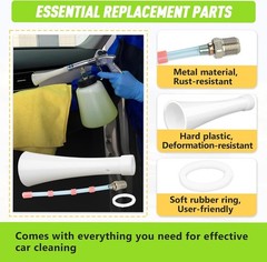 Cleaning Tool Kit, Shaped Nozzle Replacement Parts, Includes Plastic Cone, Weigh