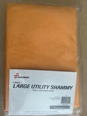 3Pack Skilcraft ABILITY ONE 7920-01-215-6569 Large Utility Shammy 20″x23″ Orange