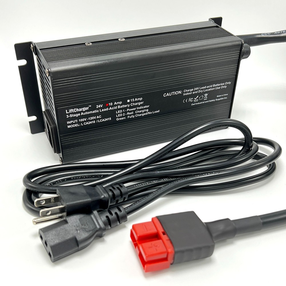 24V Battery Charger for Tennant T3, T5, T7, T300, 1610 Floor Scrubber. 24v 10Amp