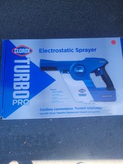 New Clorox Electrostatic Sprayer Turbo Pro Blue/Black 29561