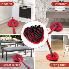 Upgrade Scrub Brush Compatible with O Cedar EasyWring 1 Tank, 1 Pack, Red