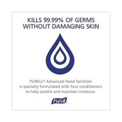 PURELL 9630125NSCT 1.2 ml Packet Adv Hand Sanitizer Single Use 1500/CT New