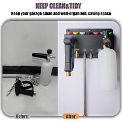 Pressure Washer Gun Holder -Trumlandy Foam 6.65 x 10.51 x 2.72 inches, Black