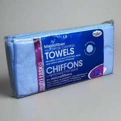 MULTI-TASK (12 PACK) Microfiber All Purpose Cleaning Towels Sz 14″ x 14″ 3-5128