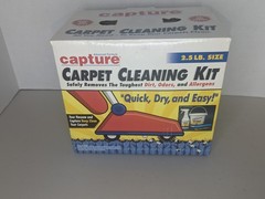 Capture Carpet Cleaning Kit 2.5 lb Advanced Formula Removes Dirt Odors Allergens