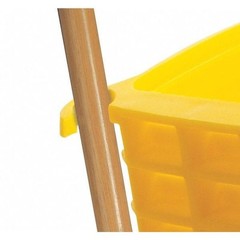 Rubbermaid Commercial Fg757788yel 8 3/4 Gal Wavebrake Down Press Mop Bucket And