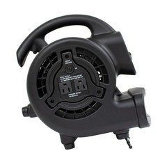 Mini 600 CFM Air Mover, Carpet Dryer, Floor Fan, Blower for Water Damage, Black