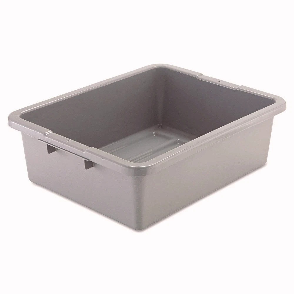 Rubbermaid Commercial 3351GRA 7 21.5″ x 17.13″ x 7″ Bus Utility Box – GRY New