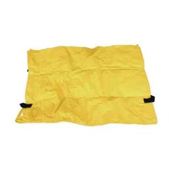 Impact 7705 Gator Garbage Can Caddy, Vinyl Yellow Bag, 9 Pockets, 20″ X 20 1/2″