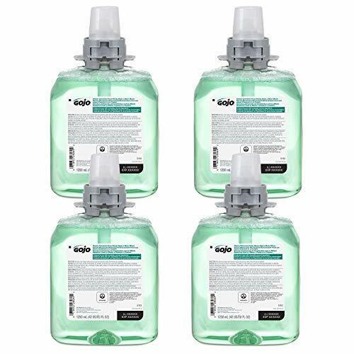 GOJO 5163 Green Certified Hand, Hair & Body Wash, Cucumber Melon,1250 mL,4/Ctn