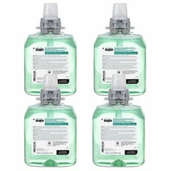 GOJO 5163 Green Certified Hand, Hair & Body Wash, Cucumber Melon,1250 mL,4/Ctn