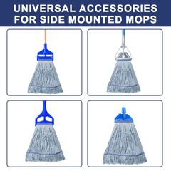 KeFanta 3 Pack Heavy Duty Commercial Mop Head Replacement,Looped End String C…