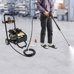 Gasoline High Pressure Washer Gasoline Manual Washer w/ Hose 2200PSI 7HP 3400RPM