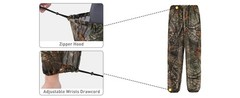 Mosquito Suits, Net Bug Pants & Jacket Hood Sets – Ultra-fine Mesh – With