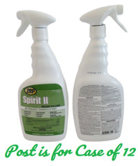 12- Zep Spirit II Non-Phenolic Detergent Hospital Grade Disinfectant 1 qt 946 ml