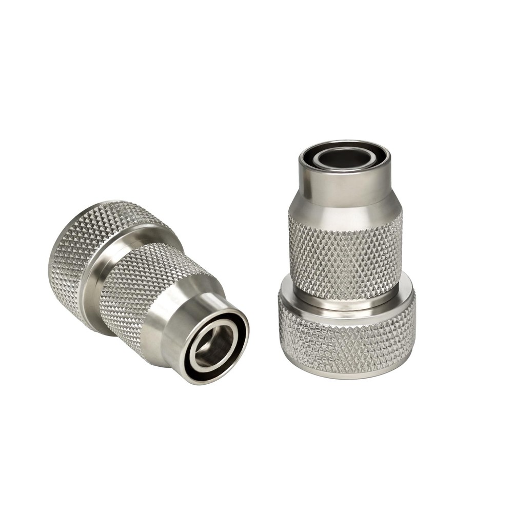 G-Sunny 2-Pack All Metal 1/2″Drip 3/4″ to 1/2″ Hose Adapter*2, Nickel