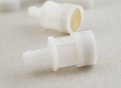 5 White Nylon Weighted Pressure Washer Chemical Strainer w/out Check Valve 3/8″