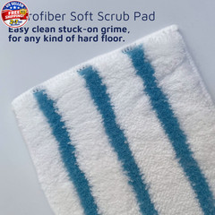 Replacement Mop Pads Compatible With Shark Vacmop VM252 VM250 VM200 VM190, Reuse