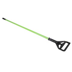 Restaurantware Green Iron Mop Handle Only 1 Count 60 Inch Quick Change Wet Mop