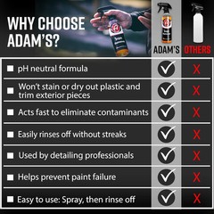 Adam’s Iron Remover 16Oz Automotive Paint Cleaner Safe On All Surfaces