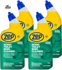 Zep Acidic Toilet Bowl Cleaner 32oz Case of 4 ZUATBC324
