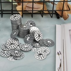 AccEncyc 1 Inch Plaster Washers 200 Pcs 25 mm / 1 inch, silver