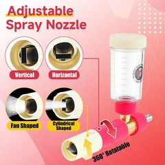Tool Daily Foam Cannon for Pressure Washer, Original Soap Car Pink
