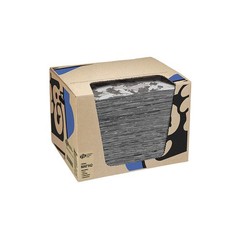 PIG MAT142 Absorbent Pad,Universal,Black/Gray,PK100 30PZ92
