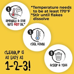 ® Pan Fry Cooking Oil Solidifier Powder, 4 Packets, Solidifies Up to 8 Cups, …