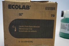 ECOLAB QC 72 6101984 Oasis LAUNDRY FRESH Room Refresher case of 2 1.3L