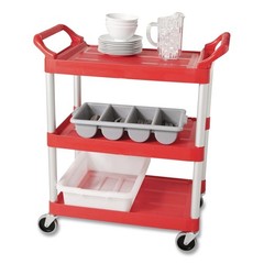 Rubbermaid Commercial 3349GRA 20″ x 15″ x 5″ Bus/Utility Tote – GRY New