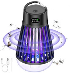 Bug Zapper Indoor Outdoor, 2000V Rechargeable Mosquito Fly Zapper Kilers