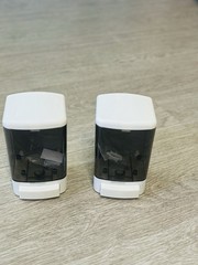 Lot 2 New Soap Wall Dispensers White & Black Commercial Soap Dispensers 33.8oz