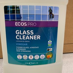 ECOS PRO Case of 4 – 1 Gallon Bottle Jugs Glass Cleaner Vinegar Plant Based NEW